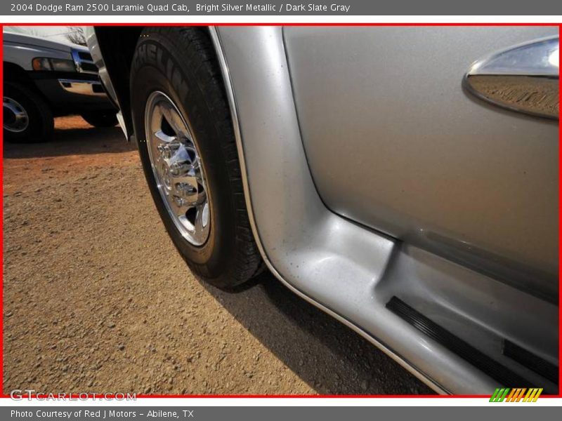 Bright Silver Metallic / Dark Slate Gray 2004 Dodge Ram 2500 Laramie Quad Cab
