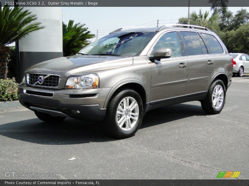 Oyster Grey Metallic / Beige 2012 Volvo XC90 3.2