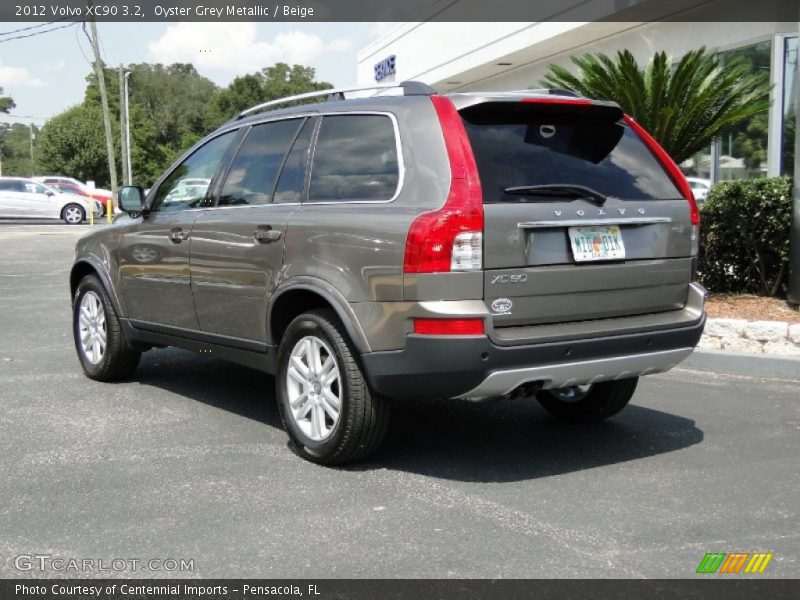 Oyster Grey Metallic / Beige 2012 Volvo XC90 3.2
