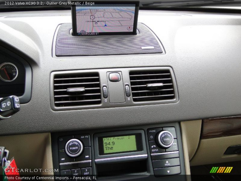 Oyster Grey Metallic / Beige 2012 Volvo XC90 3.2
