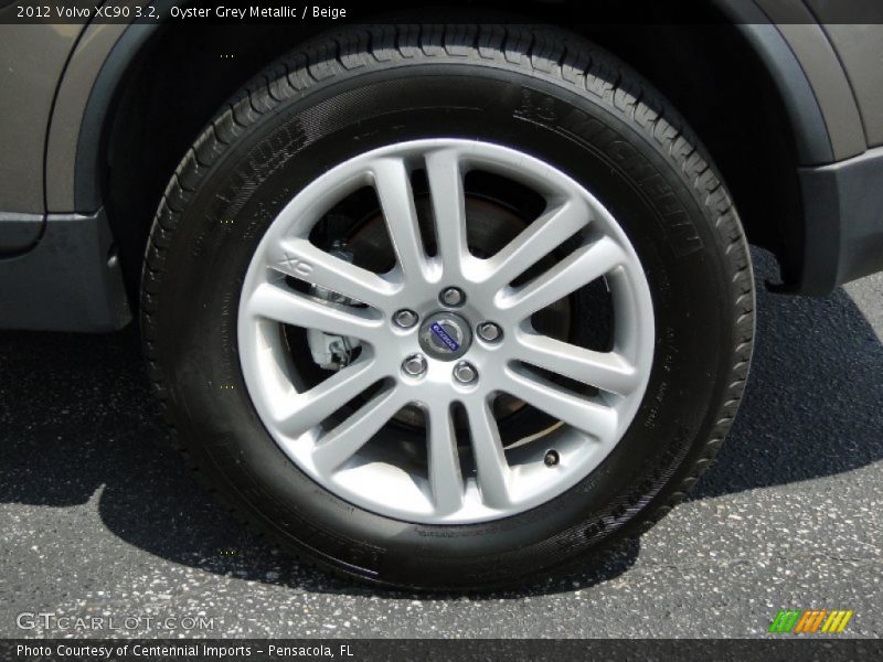 Oyster Grey Metallic / Beige 2012 Volvo XC90 3.2