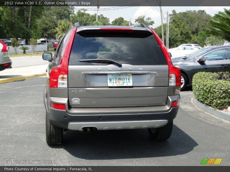 Oyster Grey Metallic / Beige 2012 Volvo XC90 3.2