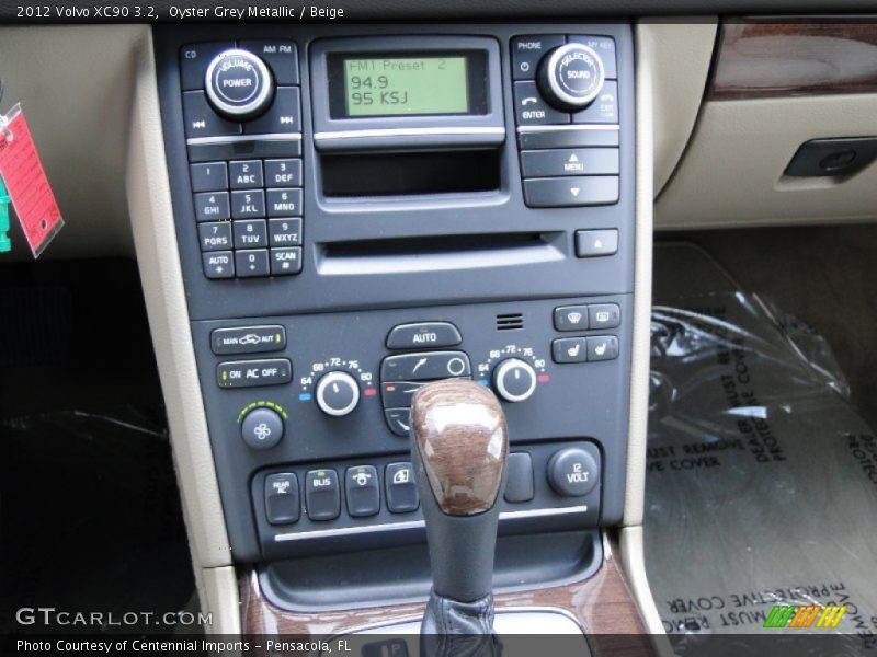 Oyster Grey Metallic / Beige 2012 Volvo XC90 3.2
