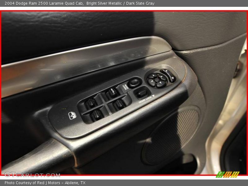 Bright Silver Metallic / Dark Slate Gray 2004 Dodge Ram 2500 Laramie Quad Cab