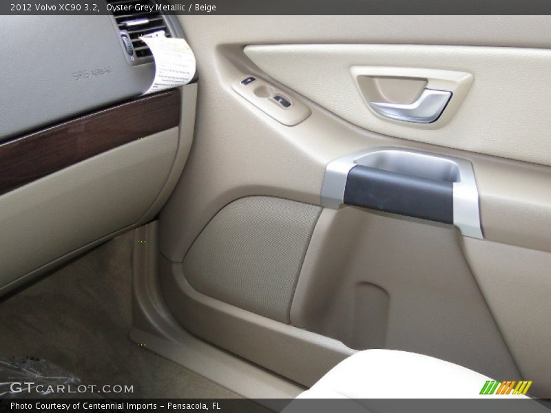 Oyster Grey Metallic / Beige 2012 Volvo XC90 3.2