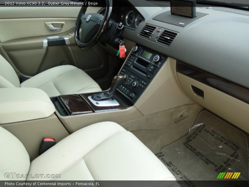 Oyster Grey Metallic / Beige 2012 Volvo XC90 3.2