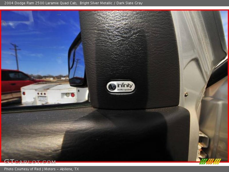 Bright Silver Metallic / Dark Slate Gray 2004 Dodge Ram 2500 Laramie Quad Cab