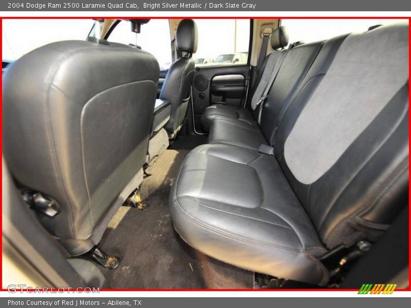 Bright Silver Metallic / Dark Slate Gray 2004 Dodge Ram 2500 Laramie Quad Cab