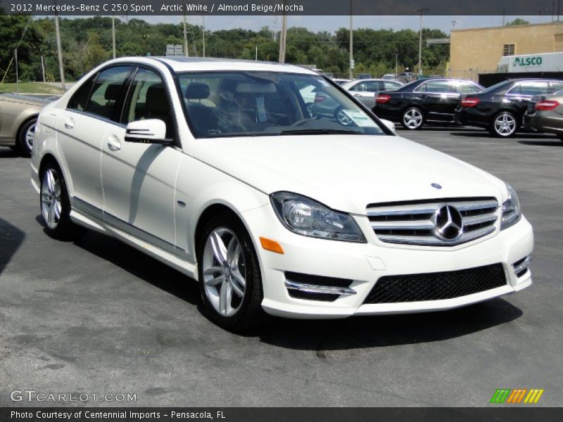 Front 3/4 View of 2012 C 250 Sport