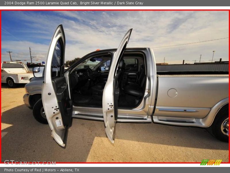 Bright Silver Metallic / Dark Slate Gray 2004 Dodge Ram 2500 Laramie Quad Cab