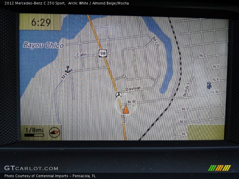 Navigation of 2012 C 250 Sport
