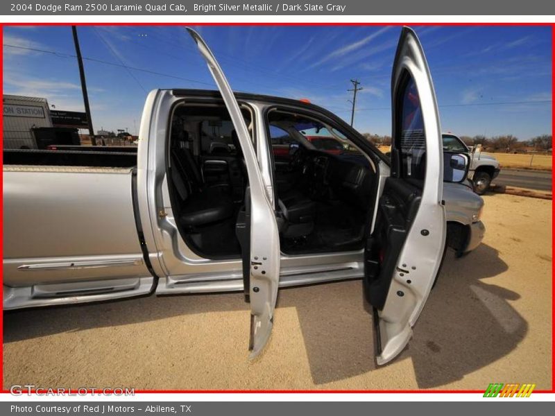 Bright Silver Metallic / Dark Slate Gray 2004 Dodge Ram 2500 Laramie Quad Cab