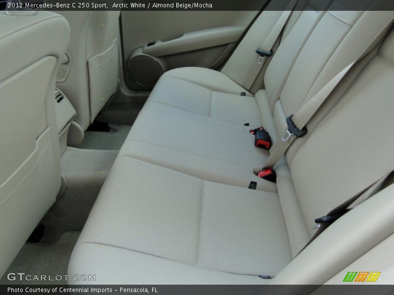 Arctic White / Almond Beige/Mocha 2012 Mercedes-Benz C 250 Sport