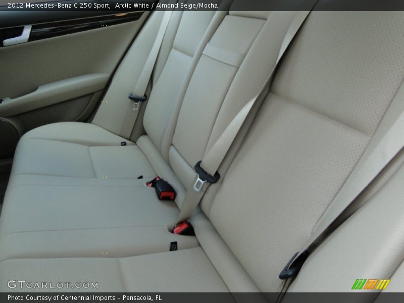 Arctic White / Almond Beige/Mocha 2012 Mercedes-Benz C 250 Sport