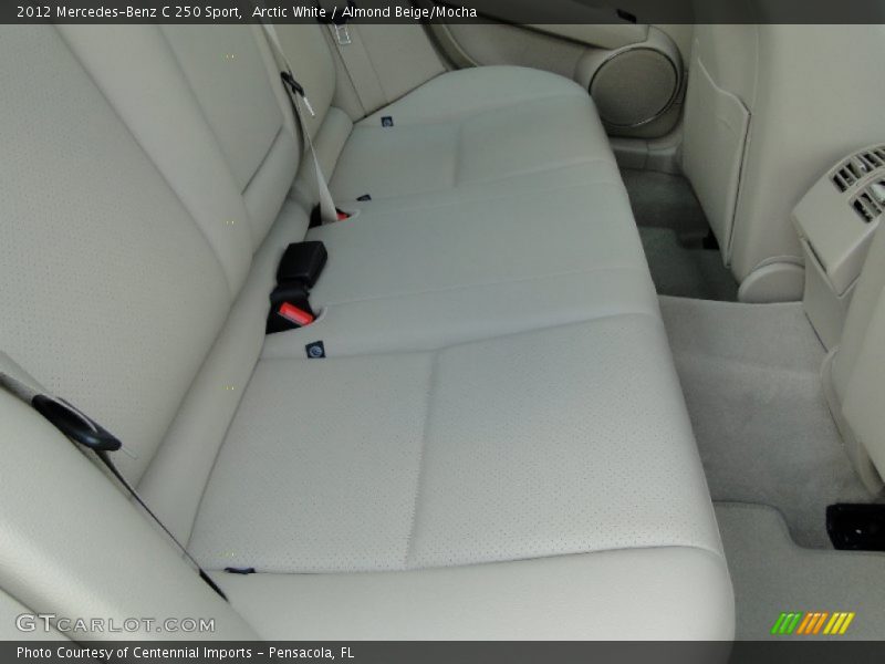 Arctic White / Almond Beige/Mocha 2012 Mercedes-Benz C 250 Sport