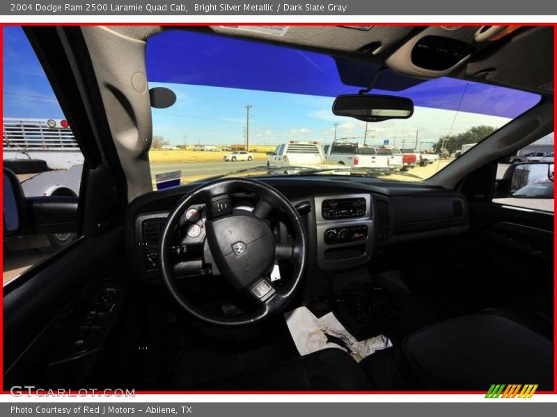 Bright Silver Metallic / Dark Slate Gray 2004 Dodge Ram 2500 Laramie Quad Cab