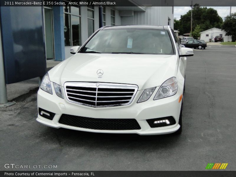 Arctic White / Almond/Black 2011 Mercedes-Benz E 350 Sedan