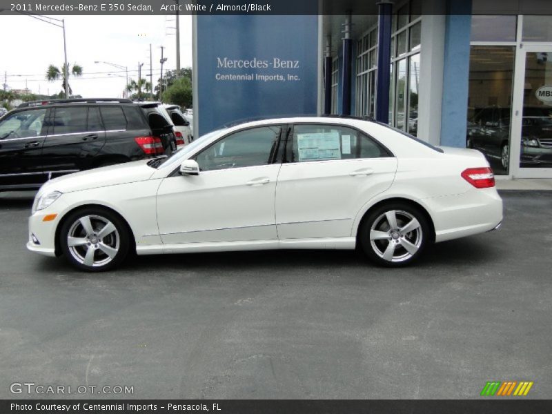 Arctic White / Almond/Black 2011 Mercedes-Benz E 350 Sedan