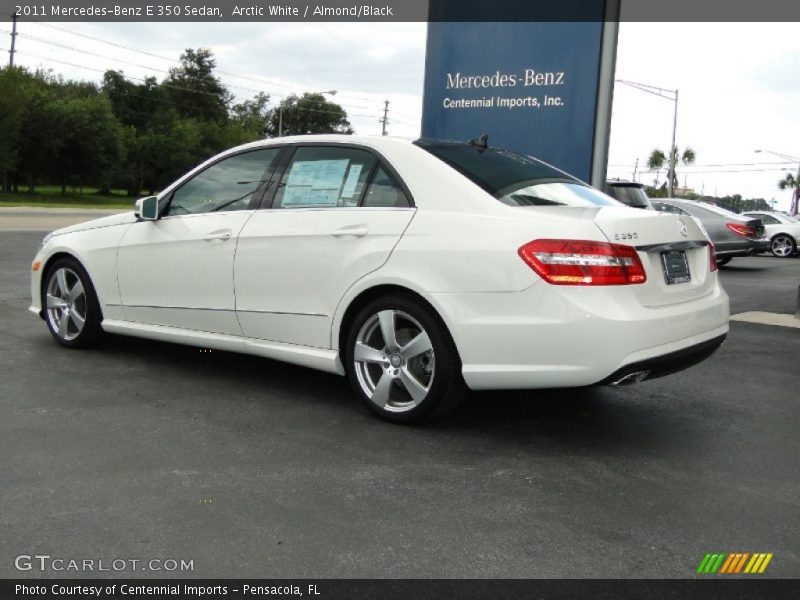 Arctic White / Almond/Black 2011 Mercedes-Benz E 350 Sedan