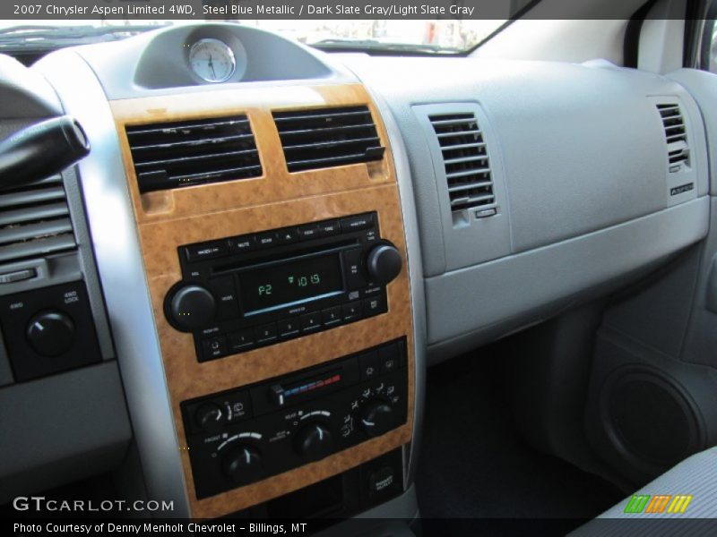 Steel Blue Metallic / Dark Slate Gray/Light Slate Gray 2007 Chrysler Aspen Limited 4WD