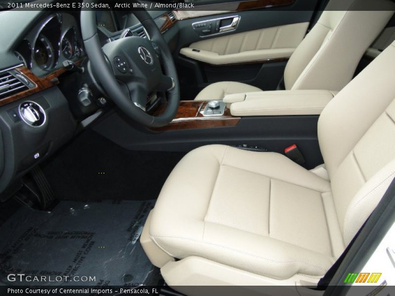Arctic White / Almond/Black 2011 Mercedes-Benz E 350 Sedan