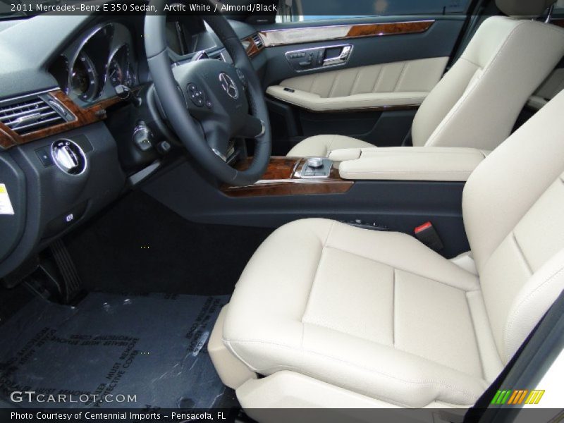 Arctic White / Almond/Black 2011 Mercedes-Benz E 350 Sedan