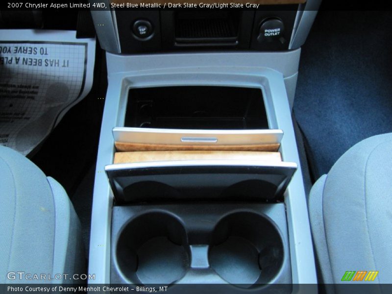 Steel Blue Metallic / Dark Slate Gray/Light Slate Gray 2007 Chrysler Aspen Limited 4WD