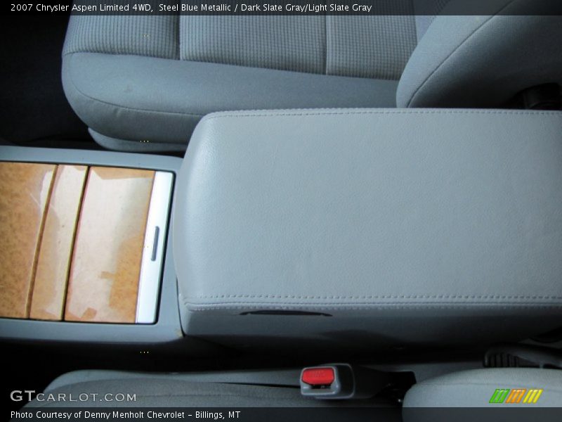 Steel Blue Metallic / Dark Slate Gray/Light Slate Gray 2007 Chrysler Aspen Limited 4WD