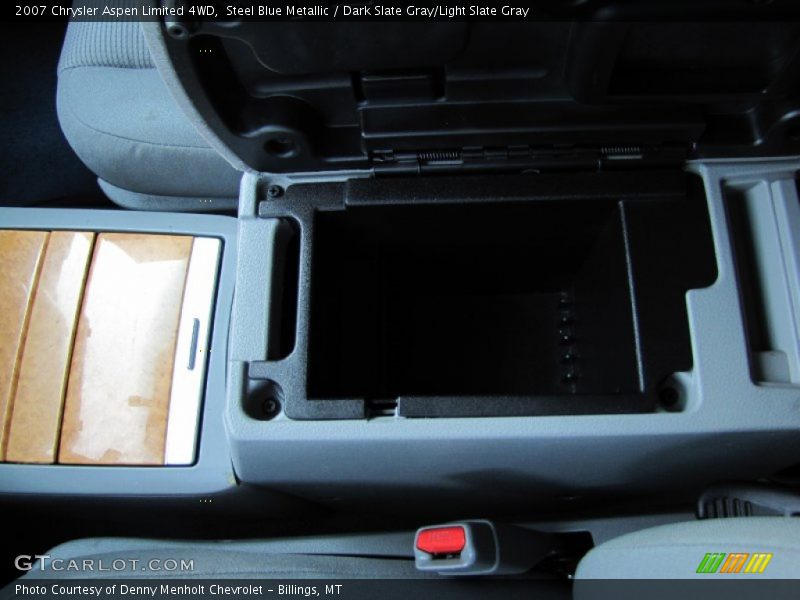 Steel Blue Metallic / Dark Slate Gray/Light Slate Gray 2007 Chrysler Aspen Limited 4WD