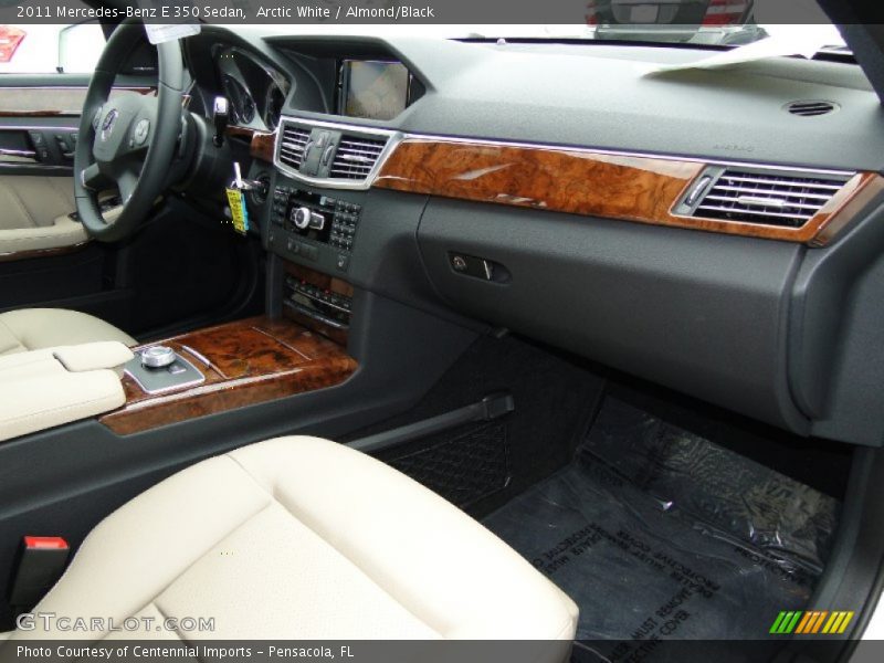 Arctic White / Almond/Black 2011 Mercedes-Benz E 350 Sedan