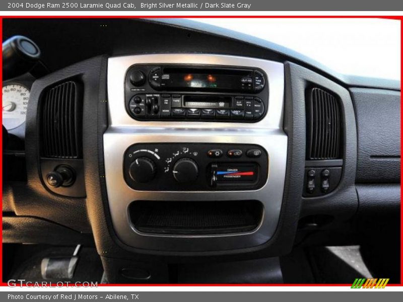 Bright Silver Metallic / Dark Slate Gray 2004 Dodge Ram 2500 Laramie Quad Cab