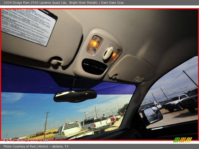 Bright Silver Metallic / Dark Slate Gray 2004 Dodge Ram 2500 Laramie Quad Cab