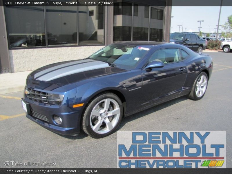 Imperial Blue Metallic / Black 2010 Chevrolet Camaro SS Coupe