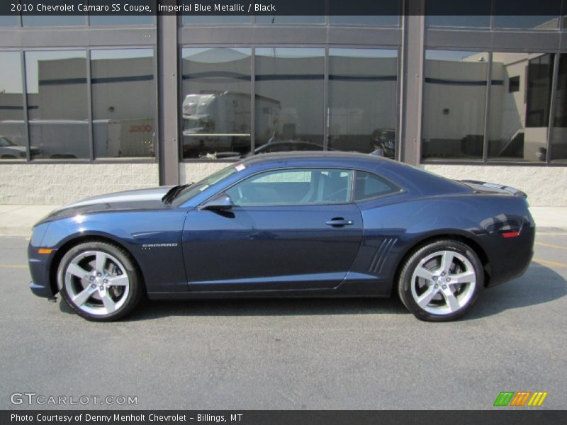 Imperial Blue Metallic / Black 2010 Chevrolet Camaro SS Coupe