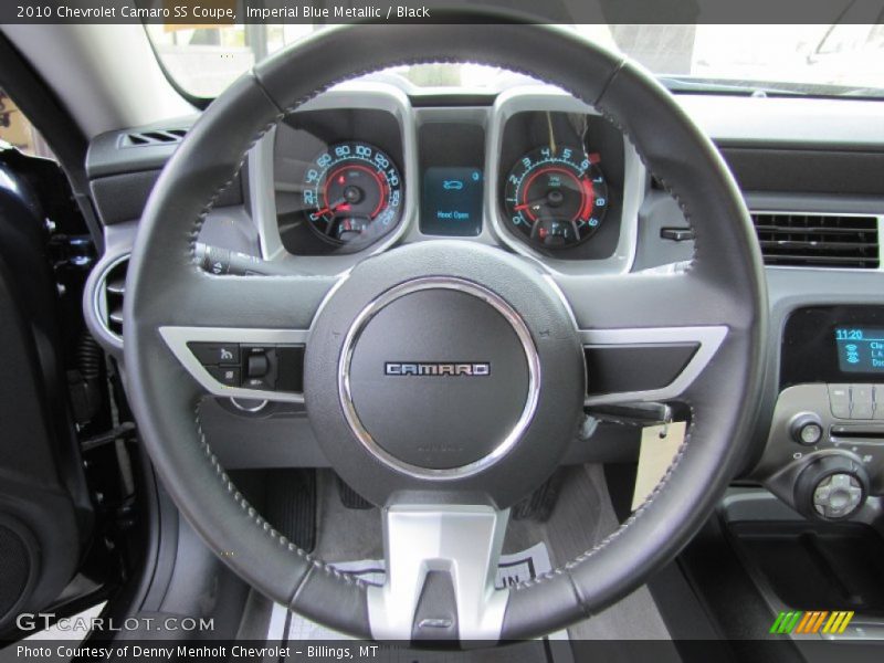 Imperial Blue Metallic / Black 2010 Chevrolet Camaro SS Coupe