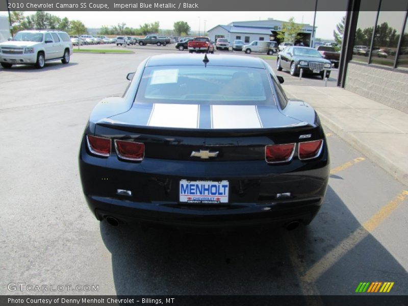 Imperial Blue Metallic / Black 2010 Chevrolet Camaro SS Coupe