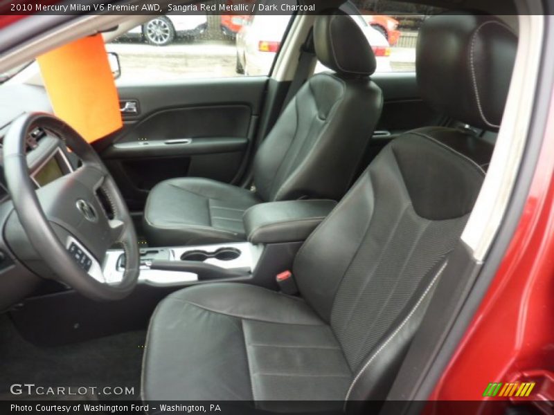 Sangria Red Metallic / Dark Charcoal 2010 Mercury Milan V6 Premier AWD