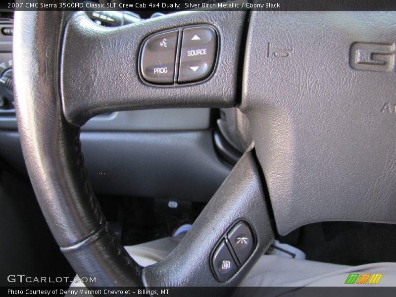 Silver Birch Metallic / Ebony Black 2007 GMC Sierra 3500HD Classic SLT Crew Cab 4x4 Dually