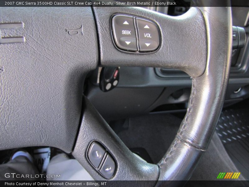 Silver Birch Metallic / Ebony Black 2007 GMC Sierra 3500HD Classic SLT Crew Cab 4x4 Dually