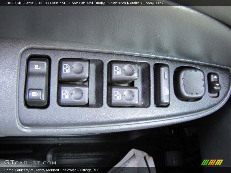 Silver Birch Metallic / Ebony Black 2007 GMC Sierra 3500HD Classic SLT Crew Cab 4x4 Dually
