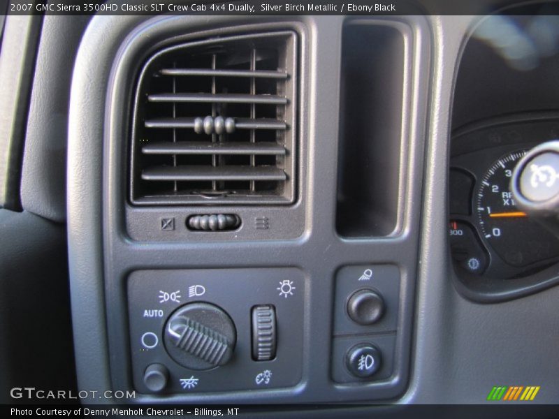Silver Birch Metallic / Ebony Black 2007 GMC Sierra 3500HD Classic SLT Crew Cab 4x4 Dually