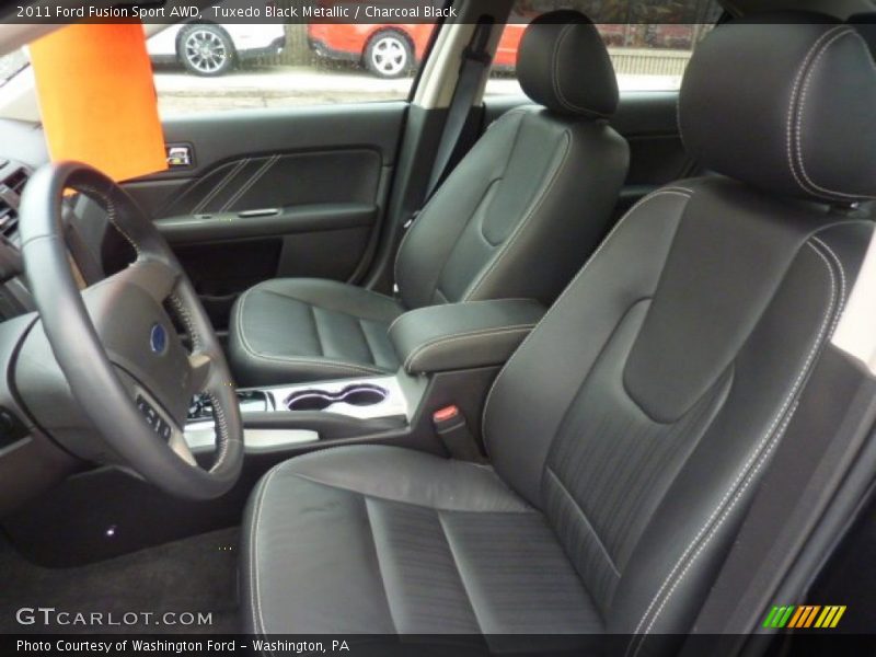 2011 Fusion Sport AWD Charcoal Black Interior