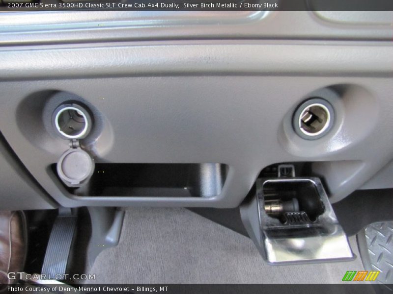 Silver Birch Metallic / Ebony Black 2007 GMC Sierra 3500HD Classic SLT Crew Cab 4x4 Dually