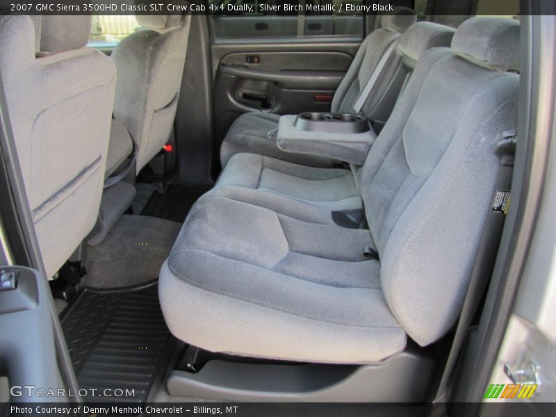 Silver Birch Metallic / Ebony Black 2007 GMC Sierra 3500HD Classic SLT Crew Cab 4x4 Dually