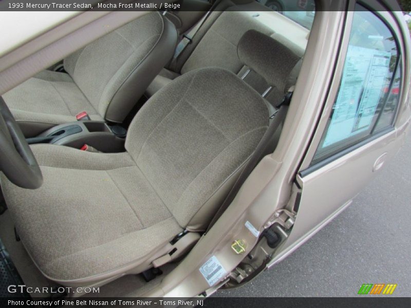 Mocha Frost Metallic / Beige 1993 Mercury Tracer Sedan