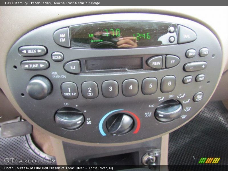 Controls of 1993 Tracer Sedan