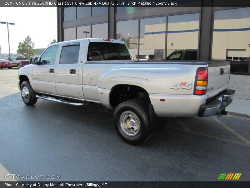 Silver Birch Metallic / Ebony Black 2007 GMC Sierra 3500HD Classic SLT Crew Cab 4x4 Dually