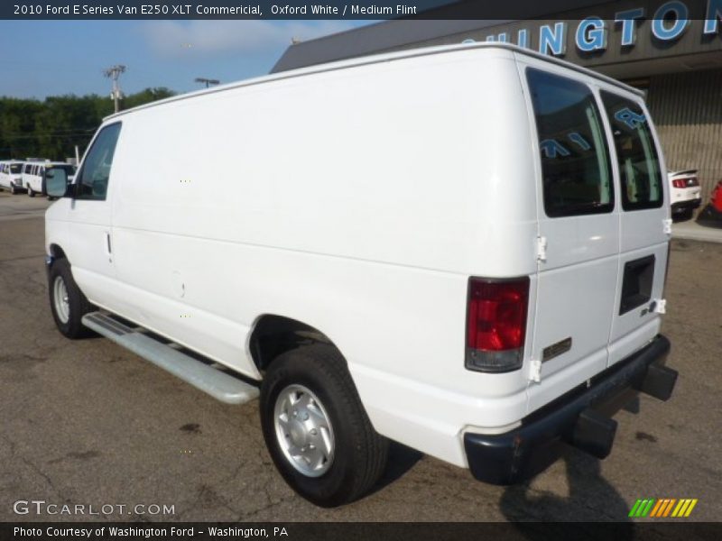 Oxford White / Medium Flint 2010 Ford E Series Van E250 XLT Commericial