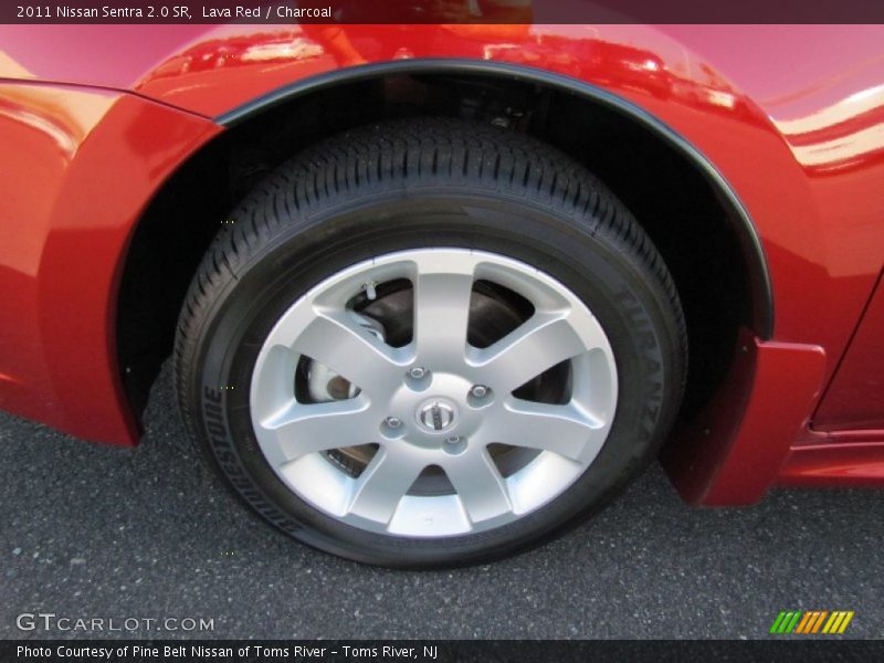Lava Red / Charcoal 2011 Nissan Sentra 2.0 SR