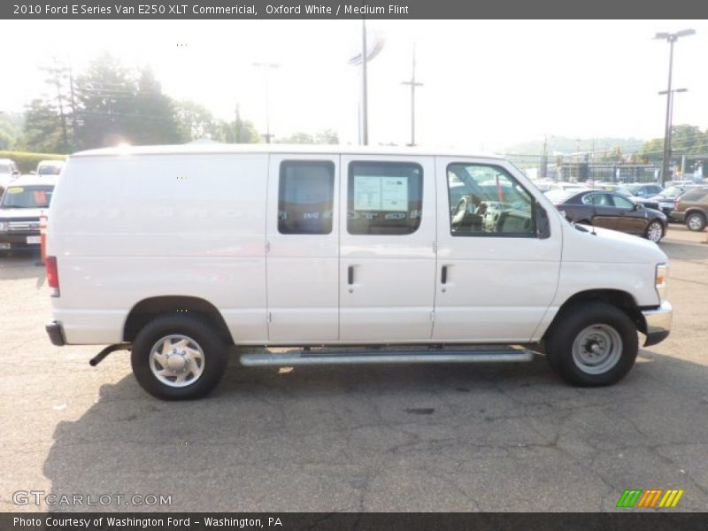 Oxford White / Medium Flint 2010 Ford E Series Van E250 XLT Commericial